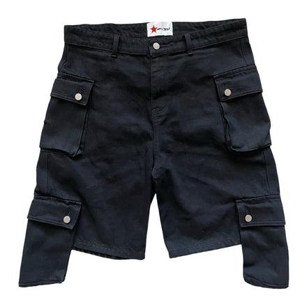 Kumasi Kill Klub "Beaucoup" Tactical Cargo Shorts ( Saturday Black)