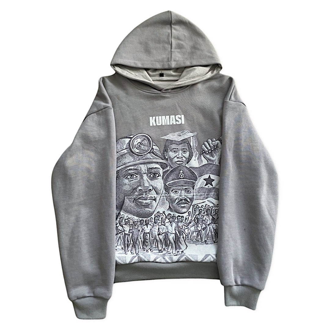 Kumasi Kill Klub "Cedi" Double-Layered Hoodie (Smoke Grey)